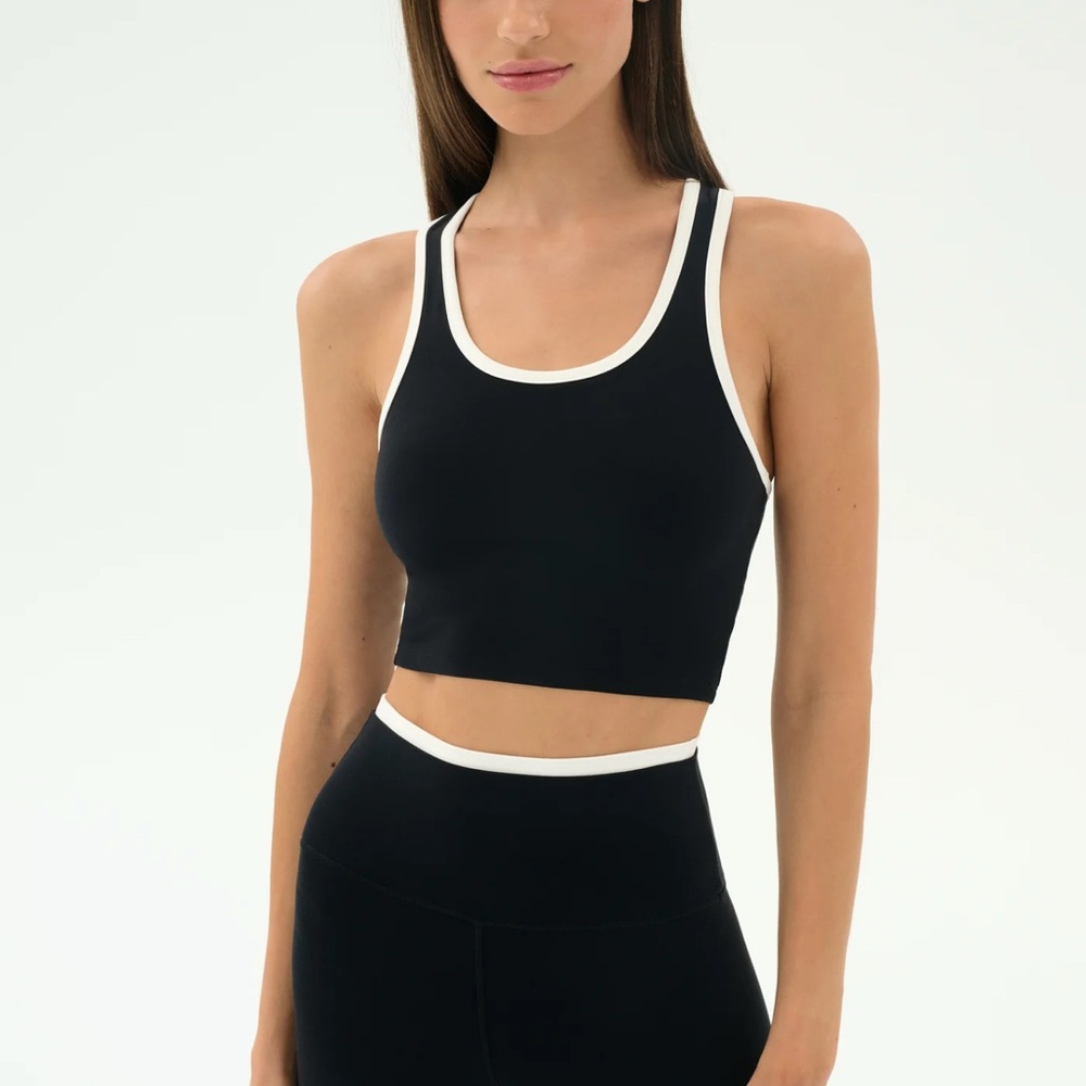 Splits59 AMBER AIRWEIGHT BRALETTE CROP TOP